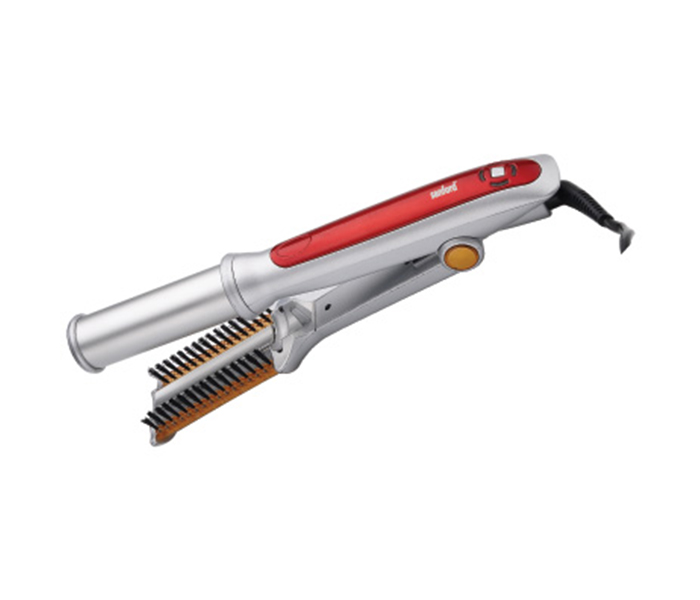 Sanford SF9614HST BS 60 Watts Hair Straightener - Red & Silver - Zoom Image