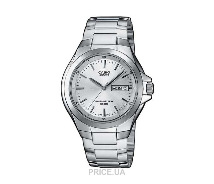 Casio MTP-1228D-7ADF Mens Analog Watch Silver - Zoom Image