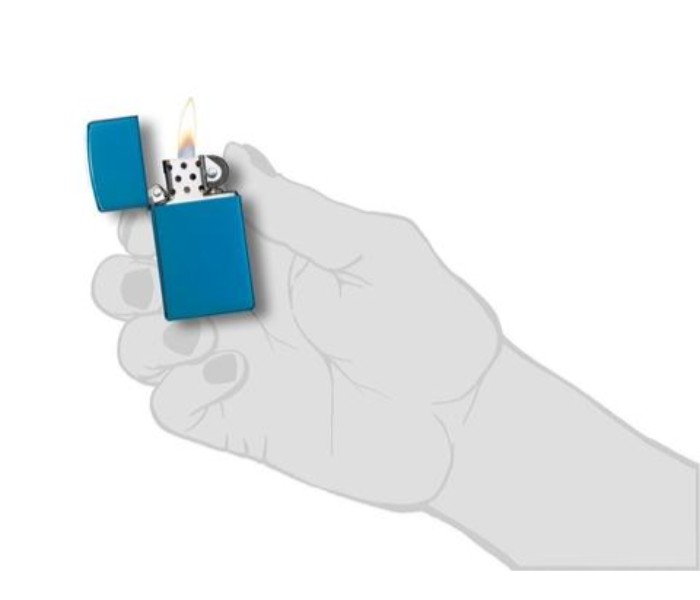 Zippo 20494 Slim Saphhire Lighter Blue - Zoom Image 2