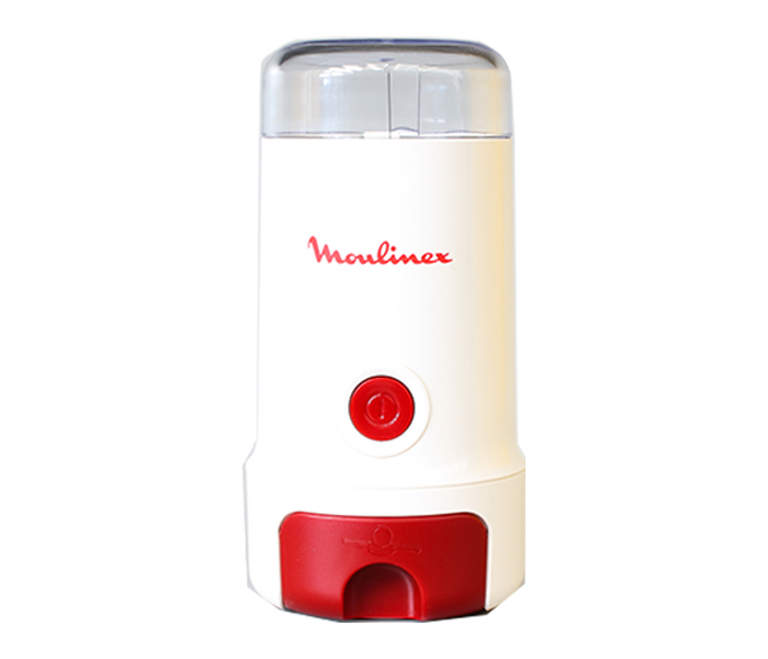 Moulinex MC3001 180 Watts Coffee Grinder - White & Red - Zoom Image