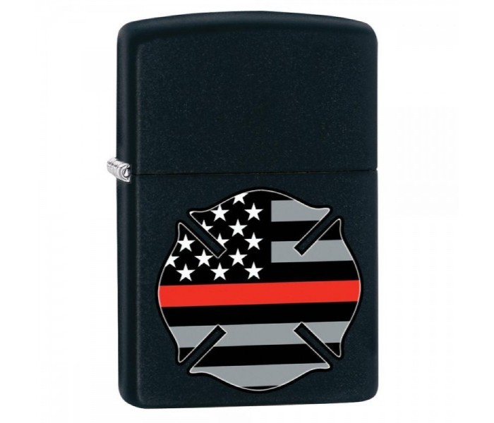 Zippo 29553 218 Flag Red Line Design Lighter Multicolor - Zoom Image