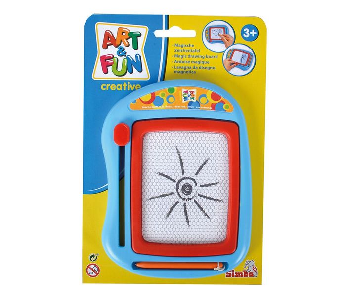 Simba 6334148 Art & Fun Small Drawing Board - Blue - Zoom Image 3