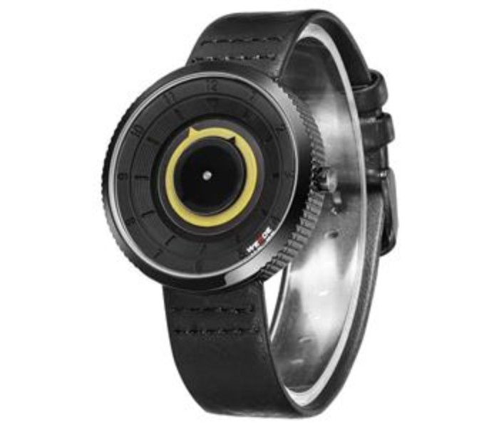 Weide WD 006LB Mens Analog Watch Yellow and Black - Zoom Image 1