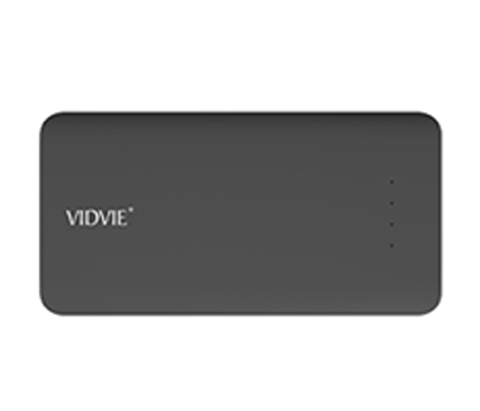 Vidvie PB-719 10000mAh Dual Port Powerbank - Black - Zoom Image 1