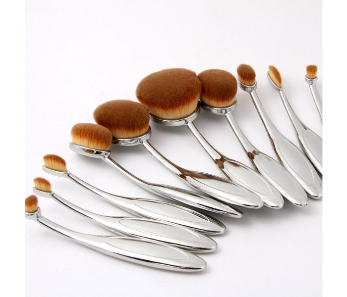 Miss Rose 7201-010B34 Professional 10 Piece  Makeup Brush Set - Zoom Image 1