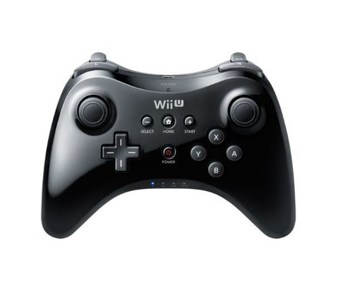 Nintendo Wii U Pro Controller - Black - Zoom Image