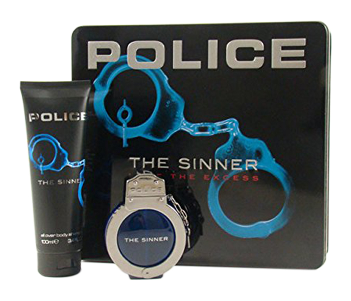 Police 50ml The Sinner Eau De Toilette with 100ml Shaving Gel Gift Set For Men - Zoom Image