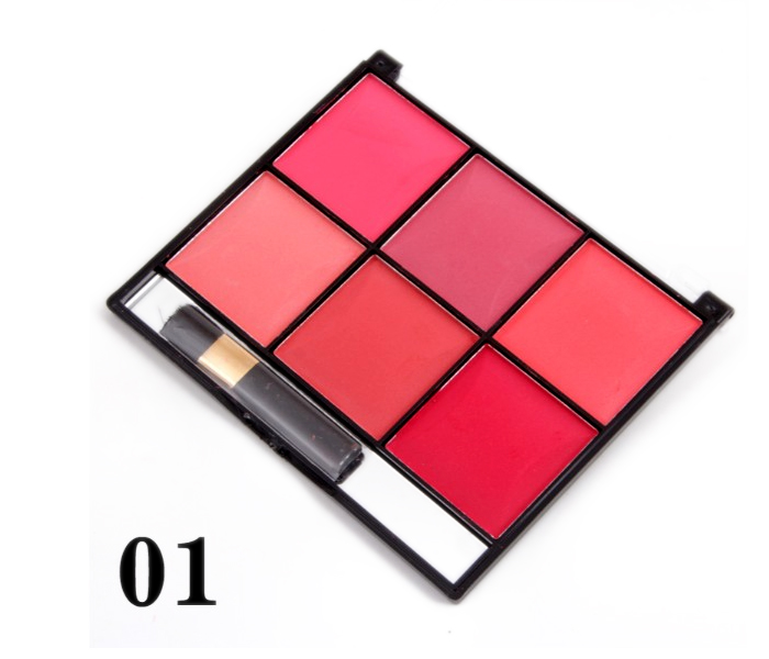 Miss Rose 7004-086Y24 6 Colors Blush Makeup Palette 01 - Zoom Image