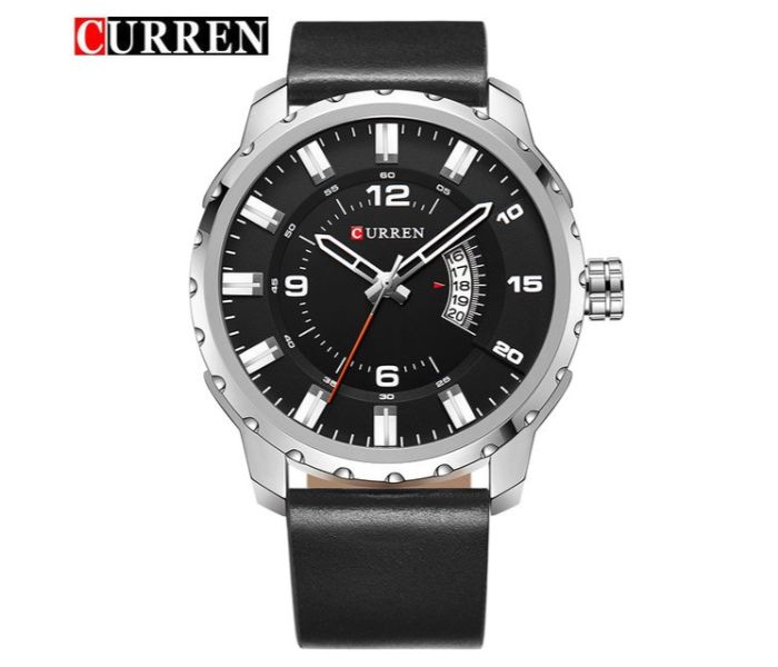 Curren 8245 Casual Quartz Watch For Men Black - Zoom Image 2