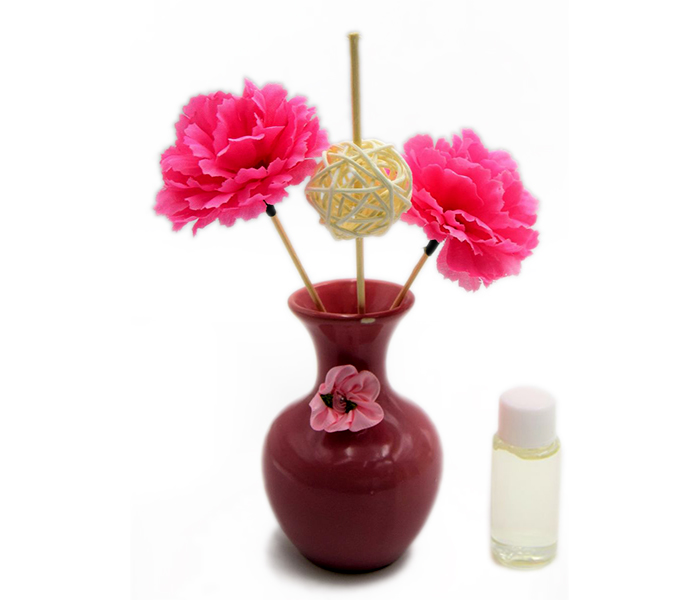 Reed AR-114-3 Decorative Floral Diffuser - Pink - Zoom Image 2