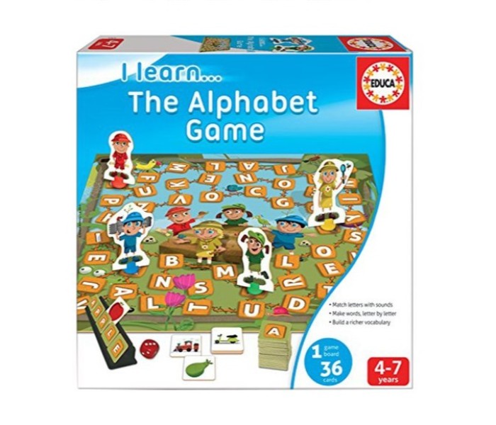 Educa 16421 The Alphabet Game Multi Color - Zoom Image