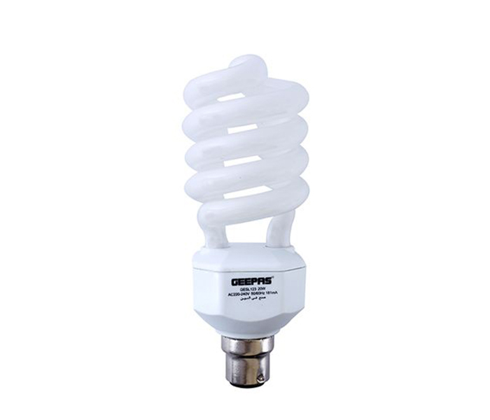 Geepas GESL123N Spiral Energy Saving Lamp - White - Zoom Image 2