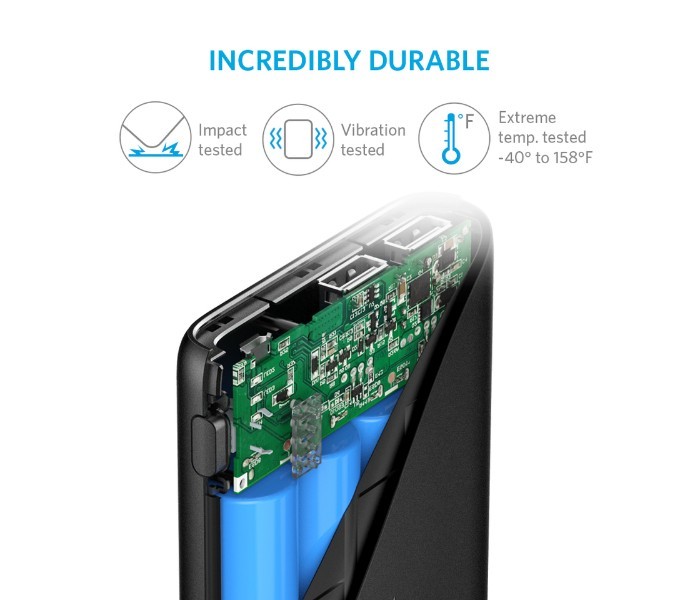 Anker A1214 Powercore 10400 mAh Power Bank Black - Zoom Image 2