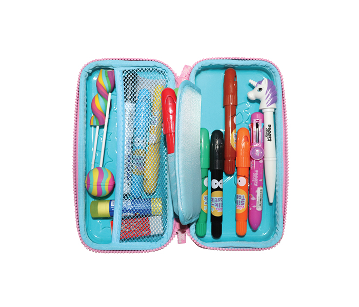 Smily Kiddos SK11001022 PVC Small Pencil Case - Light Blue - Zoom Image 1