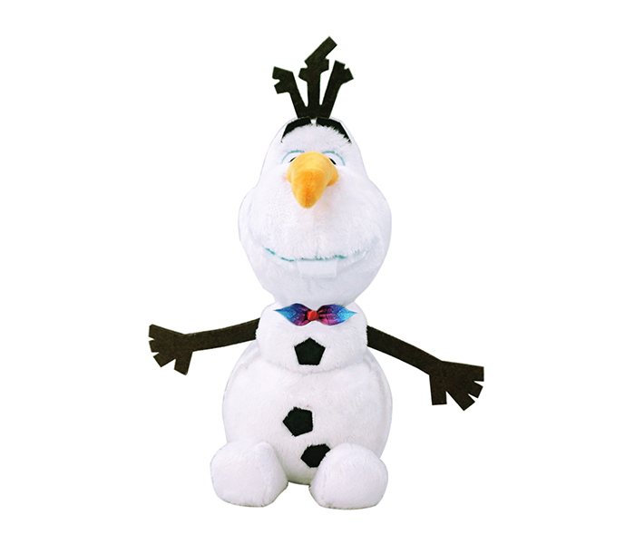 Disney Plush PDP1700045 10-inch Frozen Olaf Soft Toy with Celebration Wreath Bow Tie - White - Zoom Image