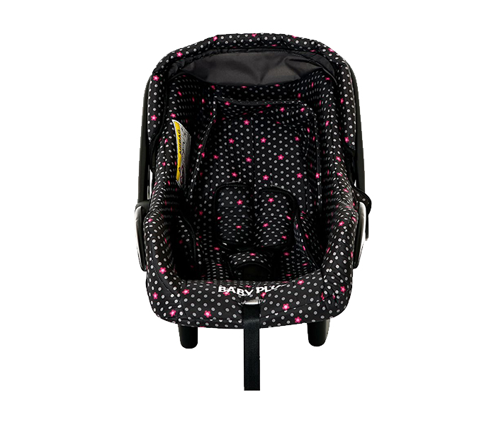 Baby Plus BP7347 Flower Printed Baby Car Seat & Carrycot - Black - Zoom Image 3