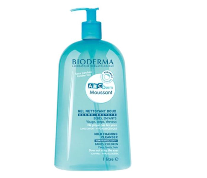 Bioderma N11921406A Abc Derm Moussant Cleanser 1 Litre For Kids - Zoom Image 1