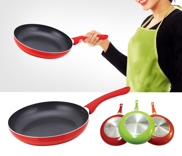 Non Stick Ceramic Coated Frying Pan Multicolor - Zoom Image 4