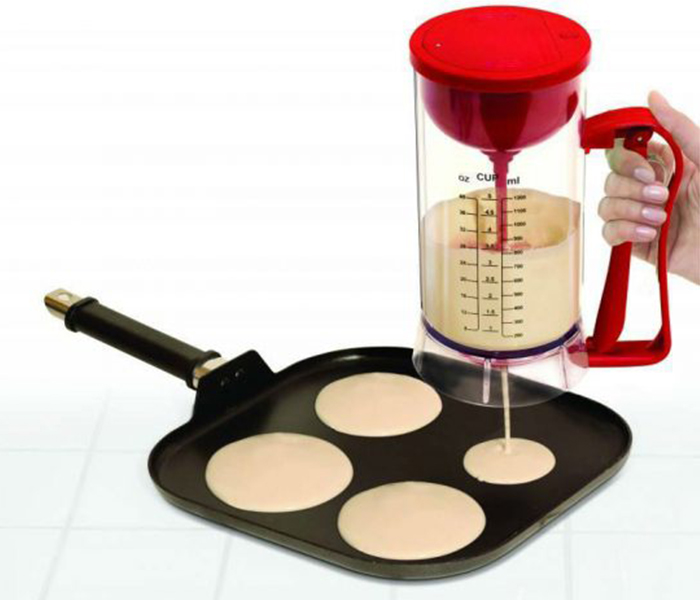 Cordless Electric Pancake Machine - Red - Zoom Image 1