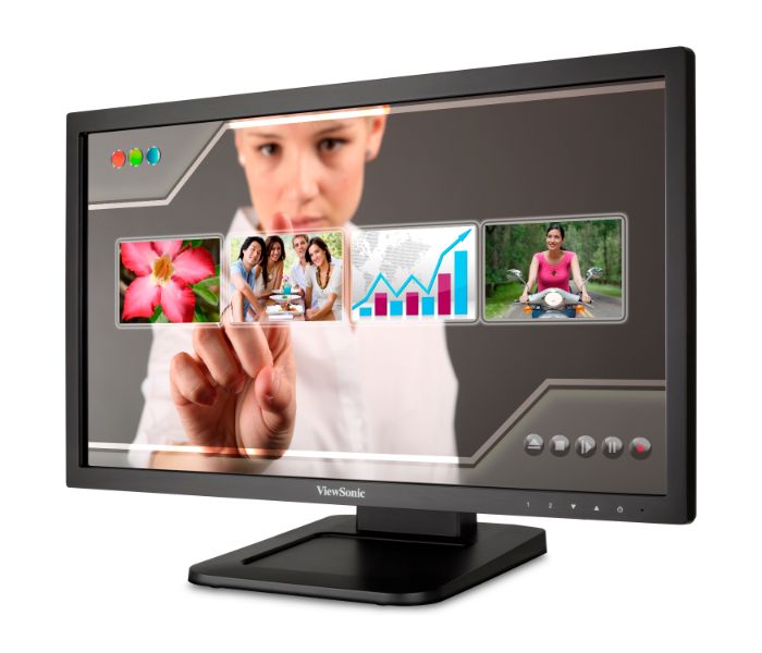 ViewSonic TD2220-2 22 Inch Full HD Touch Screen Monitor Black - Zoom Image 1