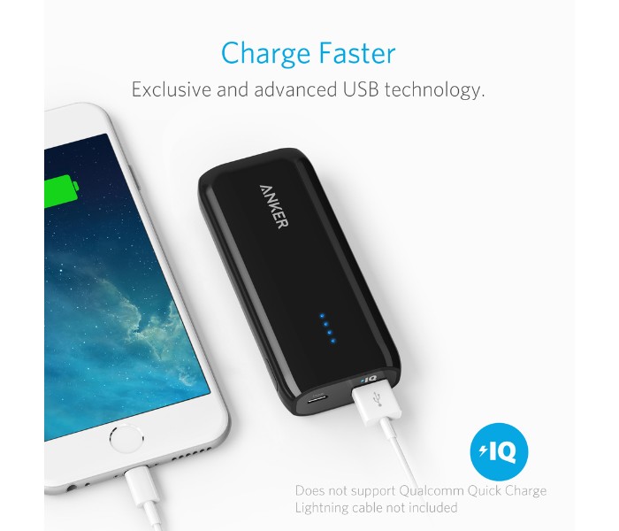 Anker A1211 Powercore 5200 mAh Power Bank Black - Zoom Image 2