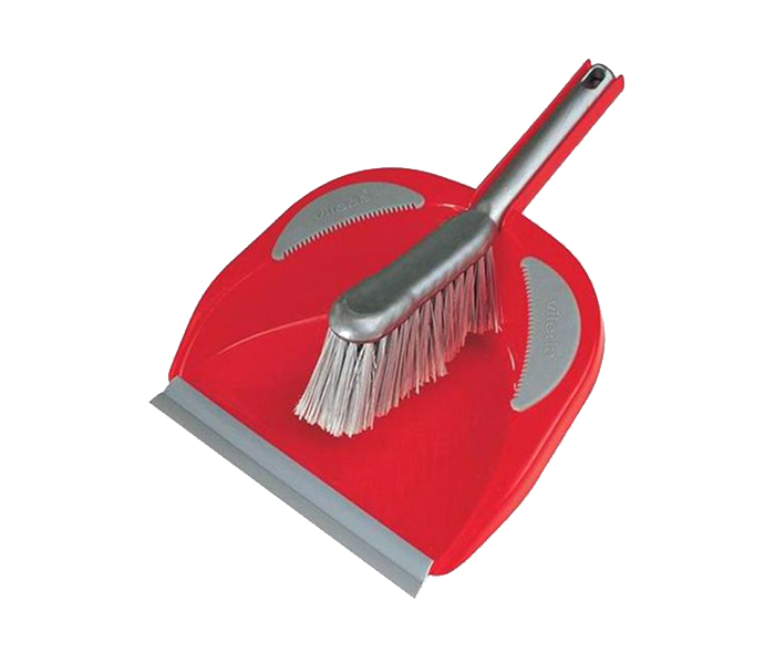 Royalford RF8658 20CM Plastic One Click Series Dustpan with Brush - Zoom Image