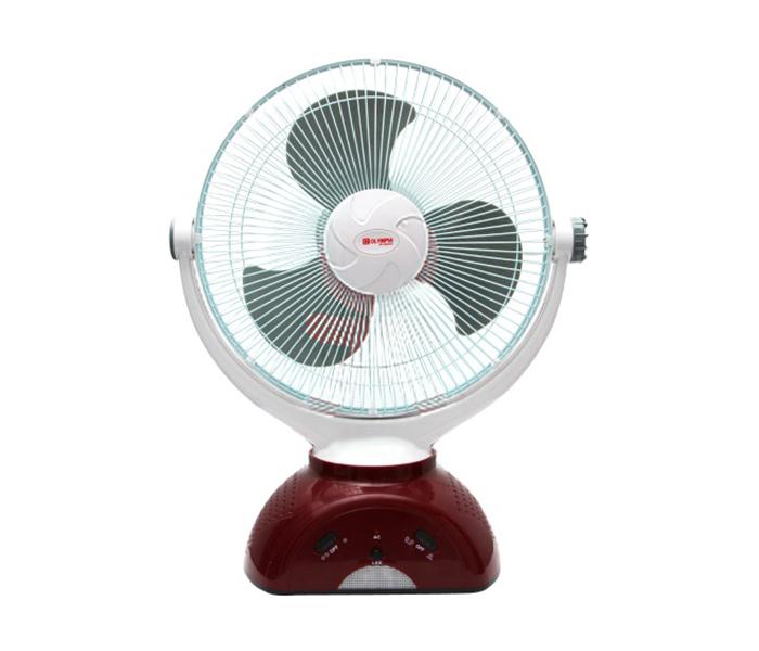 Olympia OE-1502 12 Inch Oscillating Rechargeable Fan with Night Light - Zoom Image 2