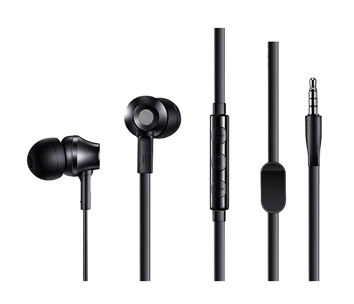 Rapoo EP30 Wired Earphone with Mic - Black - Zoom Image 3