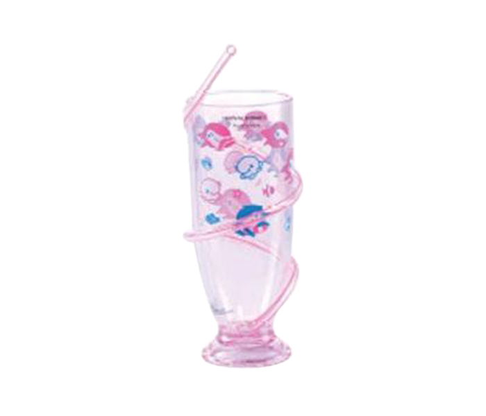 Royalford RF7912 Acrylic Straw Glass - Pink - Zoom Image