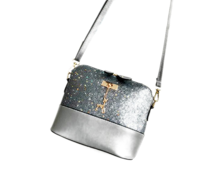 Sequins Deer Decor Casual Shoulder Crossbody Sling Bag - Grey - Zoom Image 6