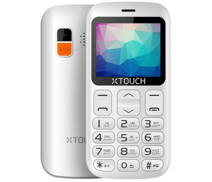 Xtouch SP4 Original and Senior Unique Design Dual Sim Feature Phone Super White - Zoom Image 4