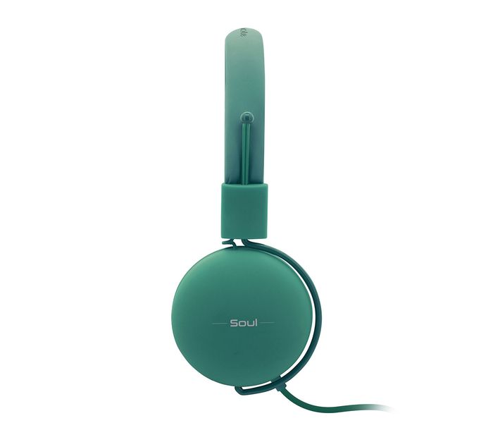 Promate Soul Lightweight Supra Aural Stereo Wired Headset, Green - Zoom Image 2