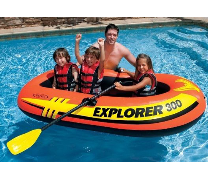 Intex ZX-58332 Explore 300 Swim Boat Set - Zoom Image 1