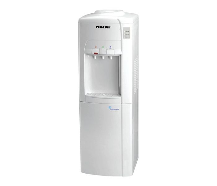 Nikai NWD1245R Fighting Series 3 Tap Water Dispenser With Refrigerator White - Zoom Image