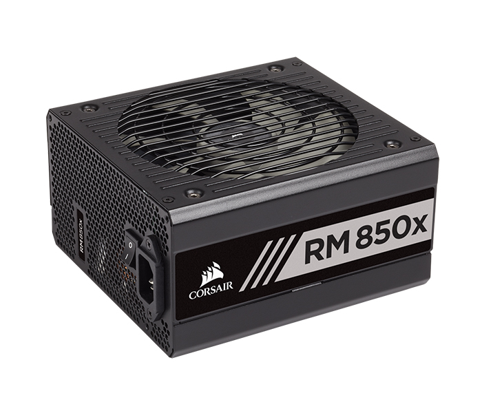 Corsair CP-9020180-UK RMx Series RM850x (2018) 850W 80 Plus Gold Certified Fully Modular PSU - Black - Zoom Image 1