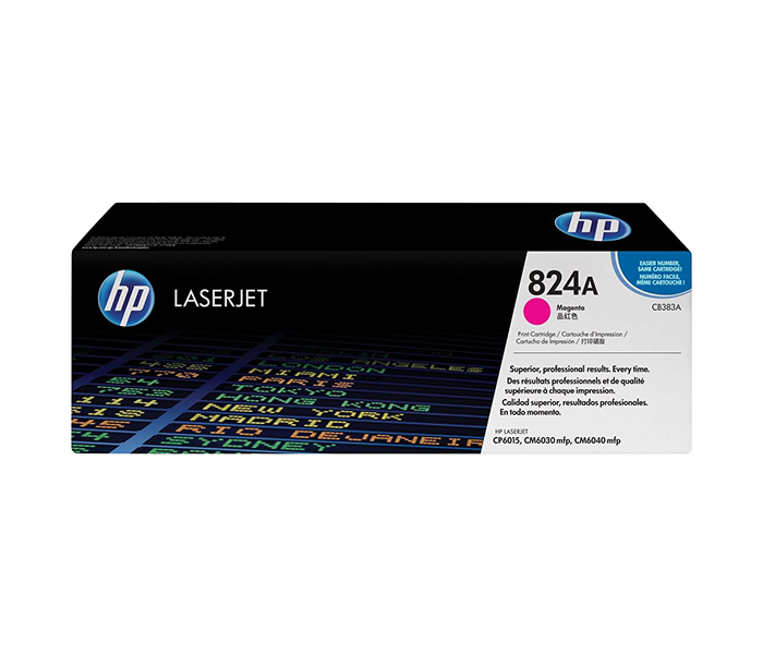 HP 824A Original LaserJet Toner Cartridge - Magenta (CB383A) - Zoom Image