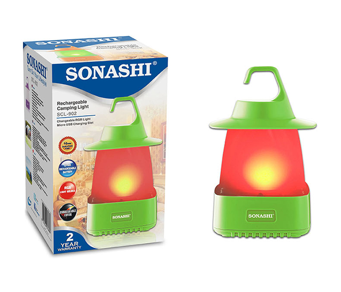 Sonashi SCL-902 20 Piece Rechargeable LED Camping Light - Green - Zoom Image 3