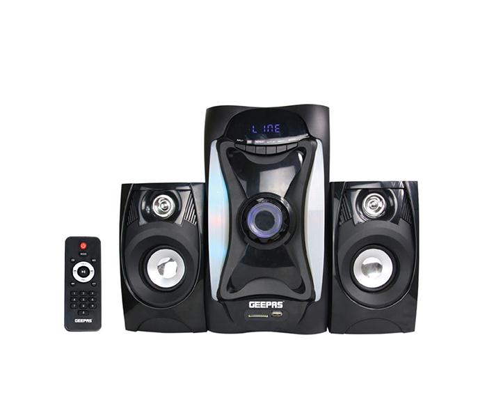 Geepas GMS8597 2.1 Multimedia Speaker System with Bluetooth - Black - Zoom Image