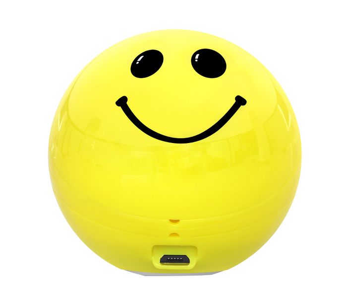 Promate Smiloji Cute Emoji Stereo Sound Wireless Bluetooth Speaker with Built-in Mic - Yellow - Zoom Image 9