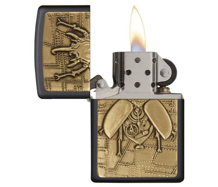 Zippo 29567 Steampunk Beetle Lighter Black and Gold - Zoom Image 1