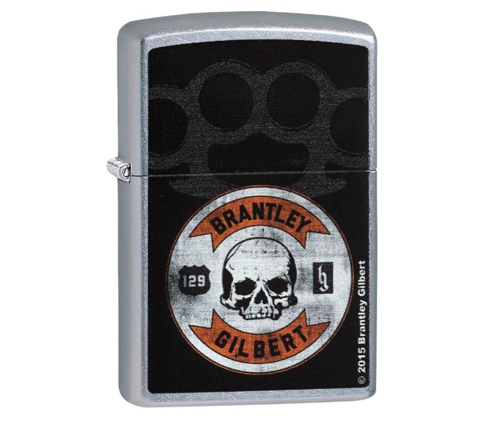 Zippo 28995 Brantley Gilbert Skull Lighter Multicolor - Zoom Image 1