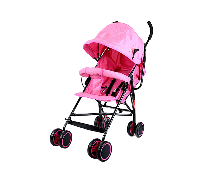 Baby Plus BP7731 Baby Stroller - Pink - Zoom Image 3