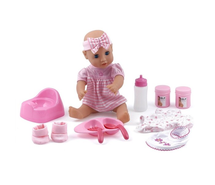 Dolls World 8496 30cm Baby Dribbles Gift Set Pink - Zoom Image 2