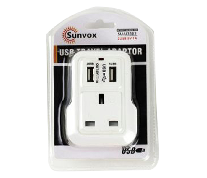 Sunvox USB Travel Adaptor White - Zoom Image 1