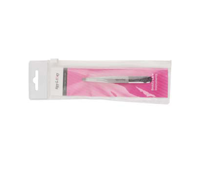 Tips & Toes TT-013 Stainless Steel Squre Tip Eyebrow Tweezer - Sand - Zoom Image 2