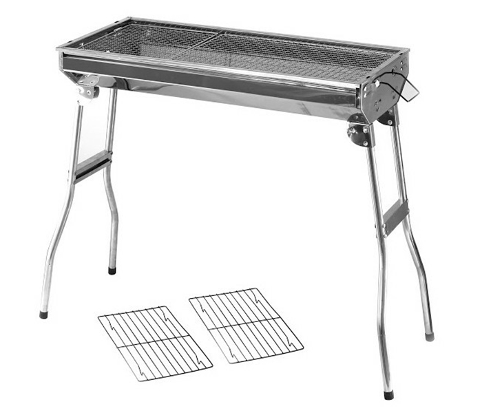 Royalford RF9410 BBQ Grill - Silver - Zoom Image 1