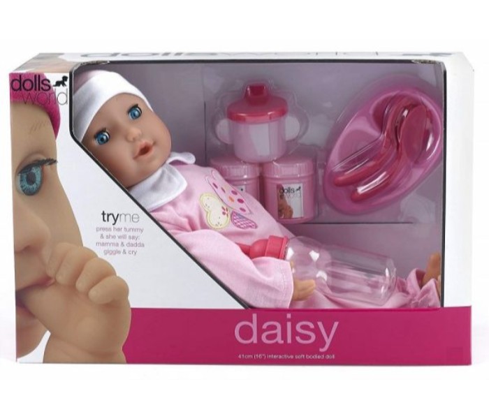 Dolls World 8545 Daisy 41 cm Pink - Zoom Image