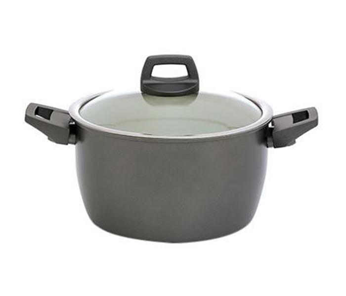 Royalford RF7319 28 cm Ceramic Casserole with Lid - Black - Zoom Image