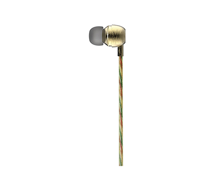 Vidvie HS607 Handfree Headset with Mic - 120cm, Gold - Zoom Image 2