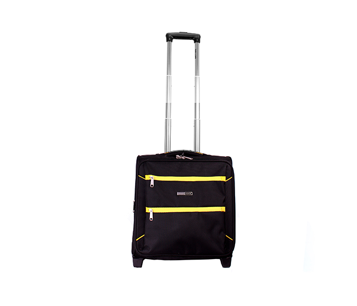 Para John PJPC1024 16-inch Laptop & Pilot Case Trolley Bag, Black - Zoom Image